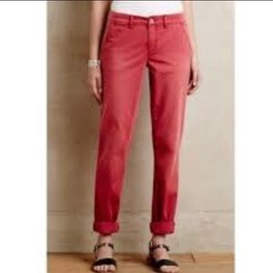 Pilcro and the Lettercress Coral Jeans - H…